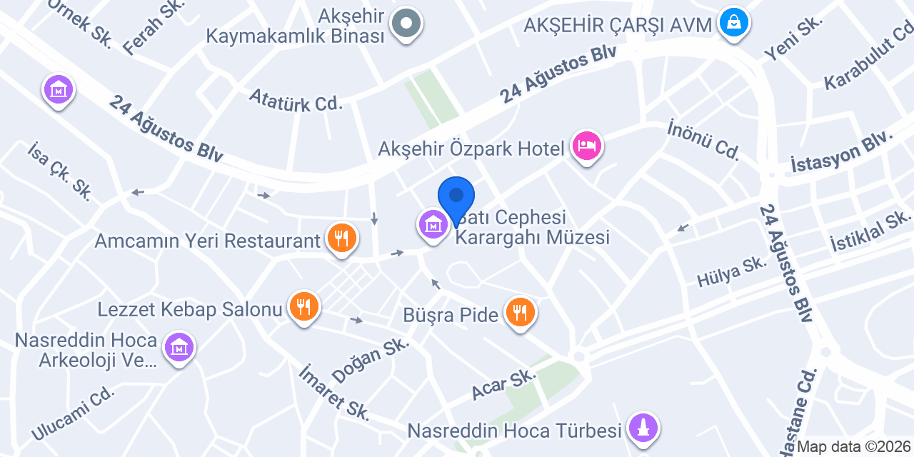 Atik Hukuk Bürosu konumu