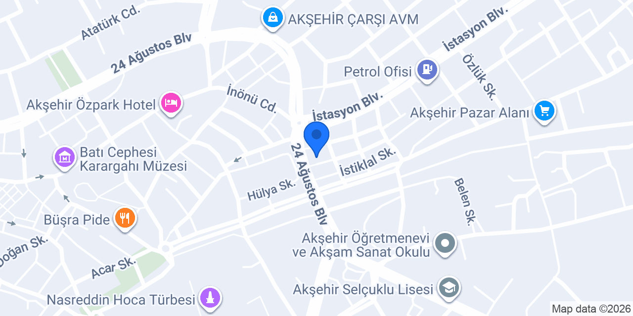 Dağhan Kafe Otomat konumu
