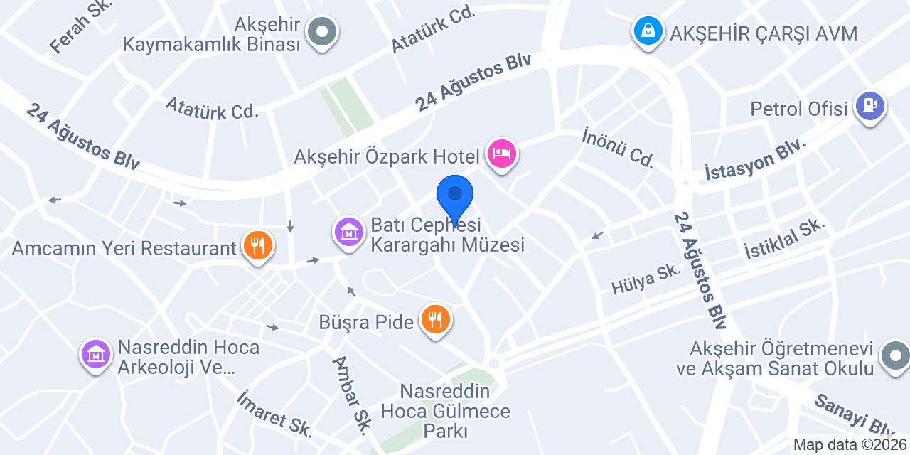Berf Butik konumu