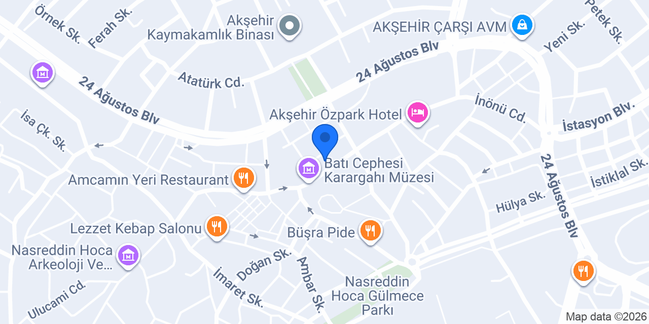 Burak Duman Hukuk Bürosu konumu