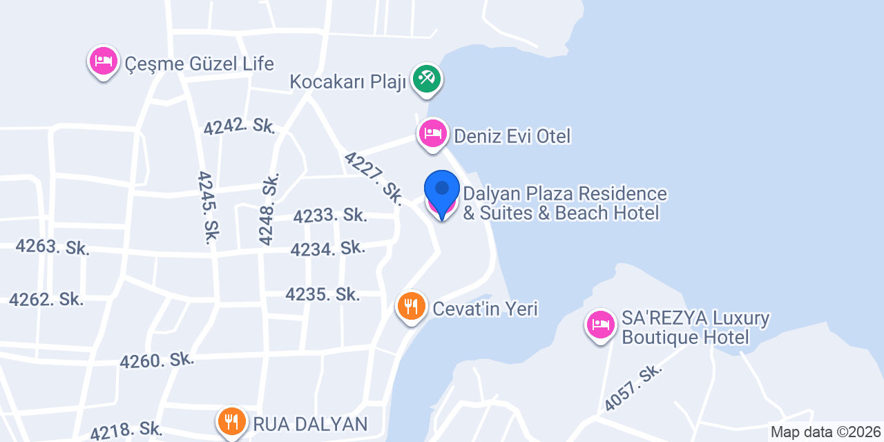 Dalyan Plaza Residence & Suites & Beach Hotel konumu