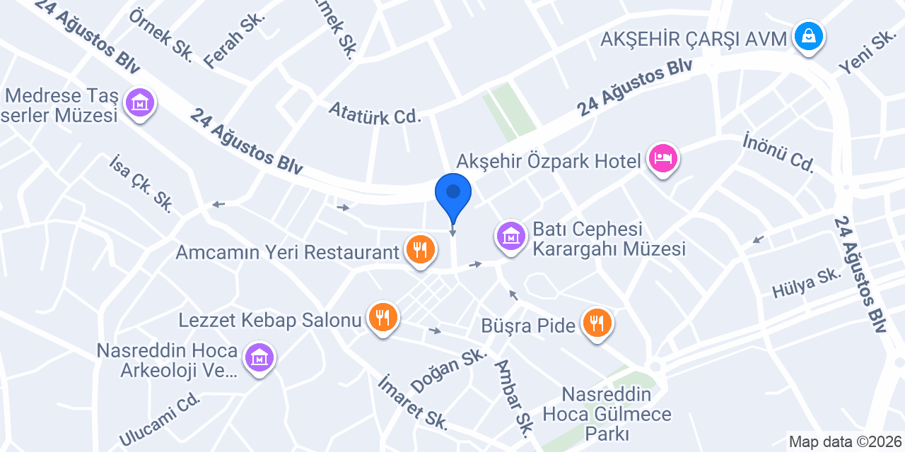 CABUR GÜNEŞ AVUKATLIK ORTAKLIĞI konumu