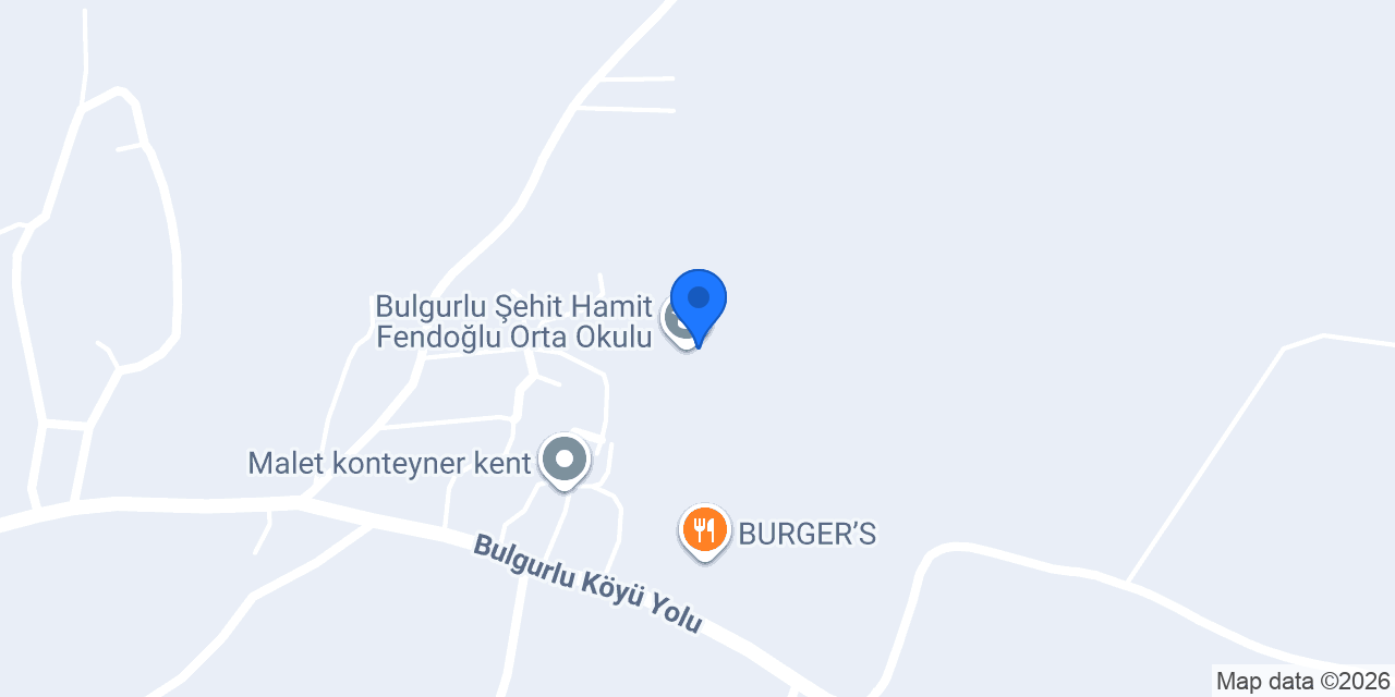 Bulgurlu Şehit Hamit Fendoğlu Orta Okulu konumu