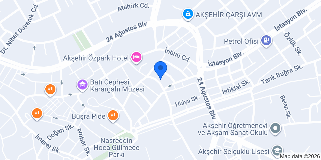 Ömür Reklam konumu
