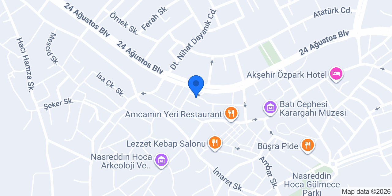 Altınsu Petrol konumu