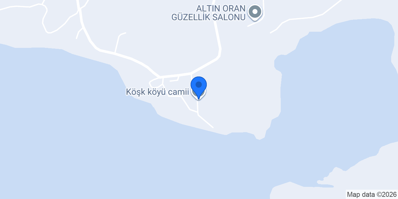Köşk köyü camii konumu