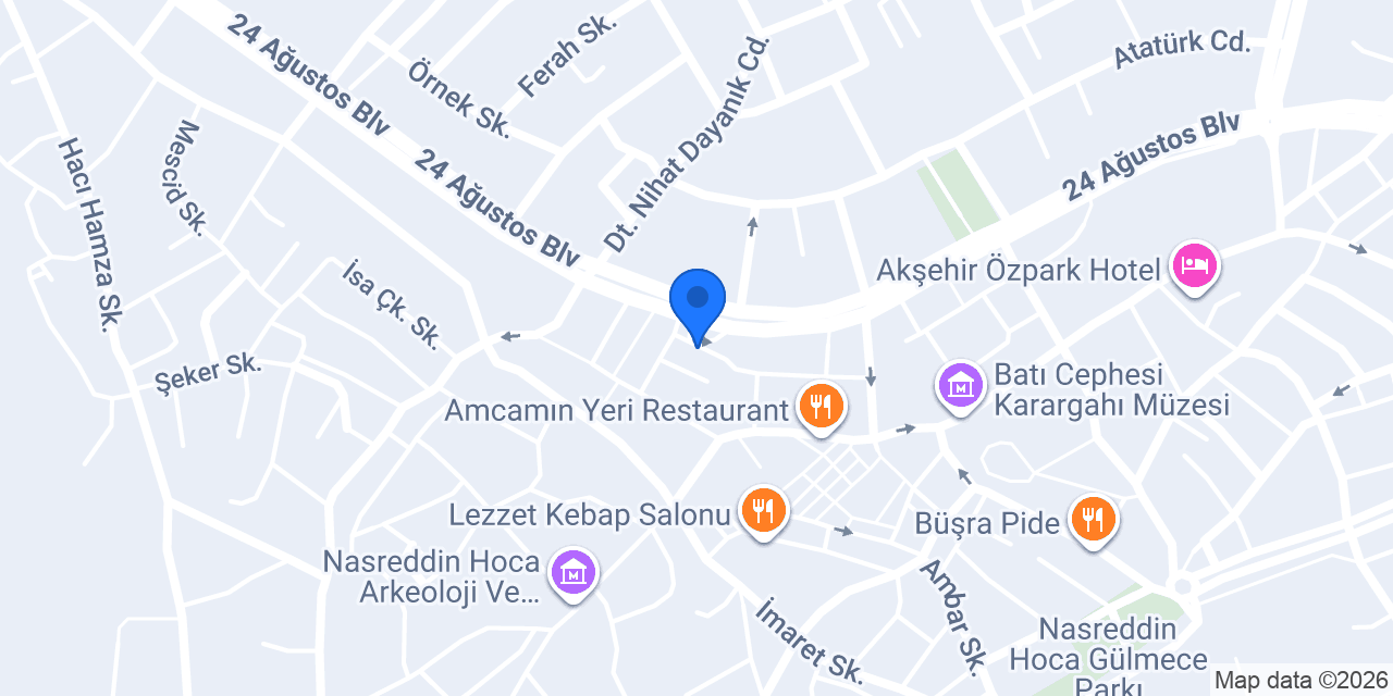 Lazer Ofis Malzemeleri konumu
