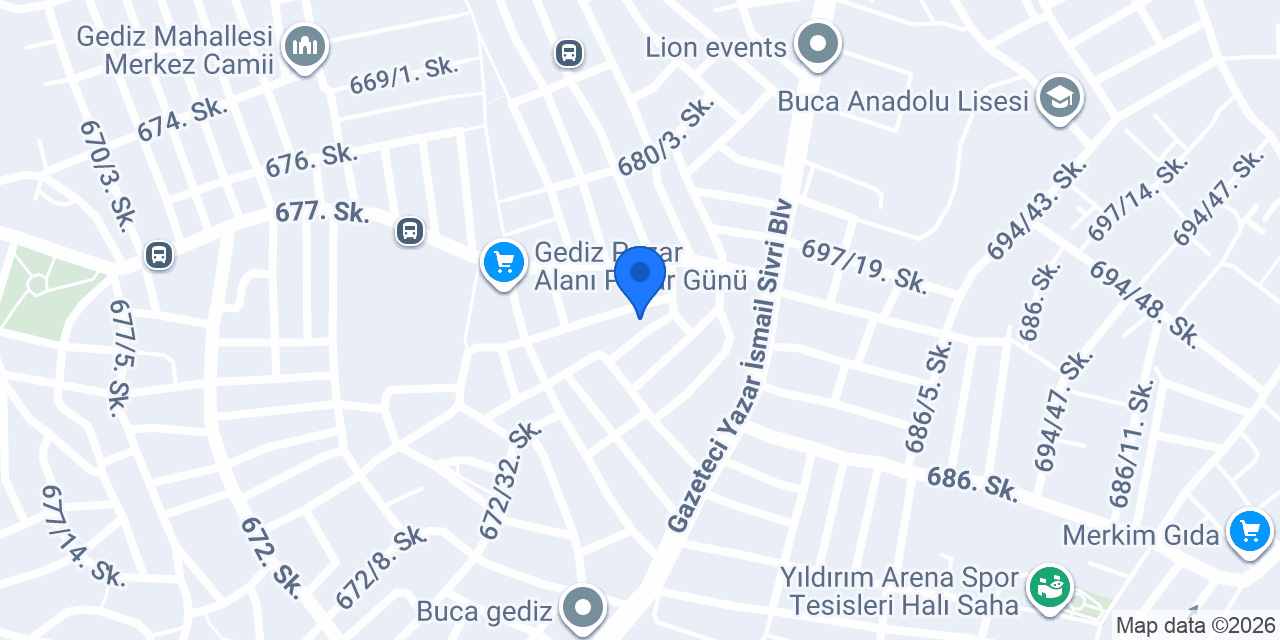 YÜCEL HAVALANDIRMA konumu
