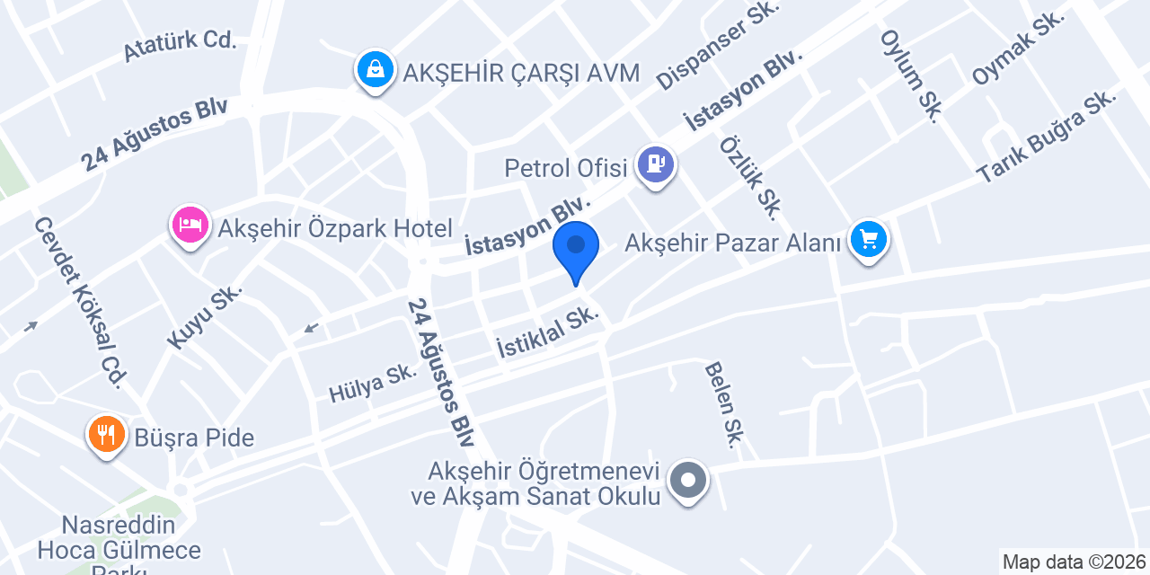 Akkayalar Izgara konumu