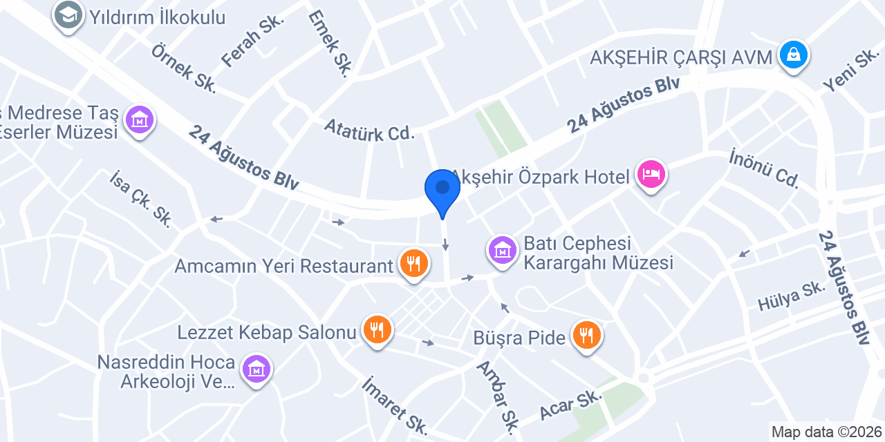 Mercan optik konumu