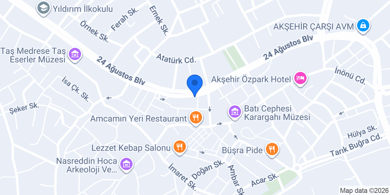 Çiçek Durağı konumu