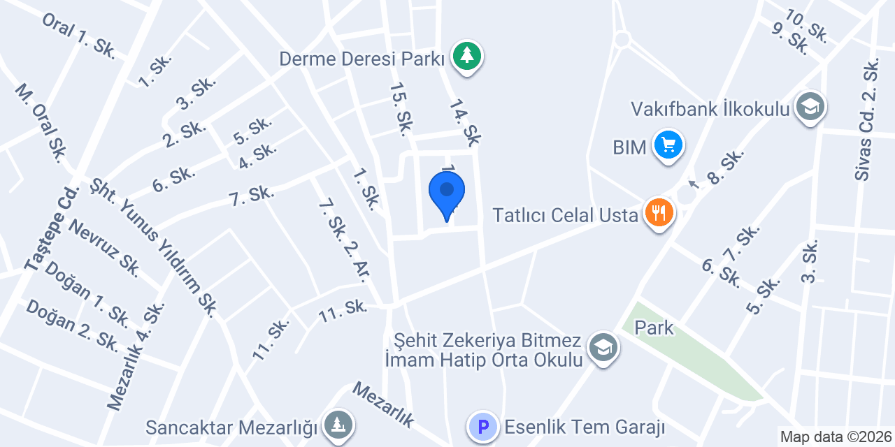 Erşan Eczanesi konumu