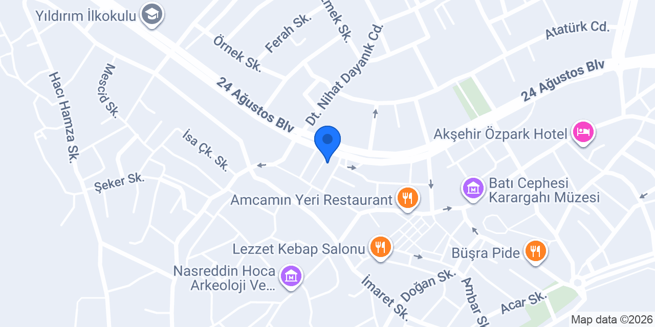 Aksoy Dondurma konumu