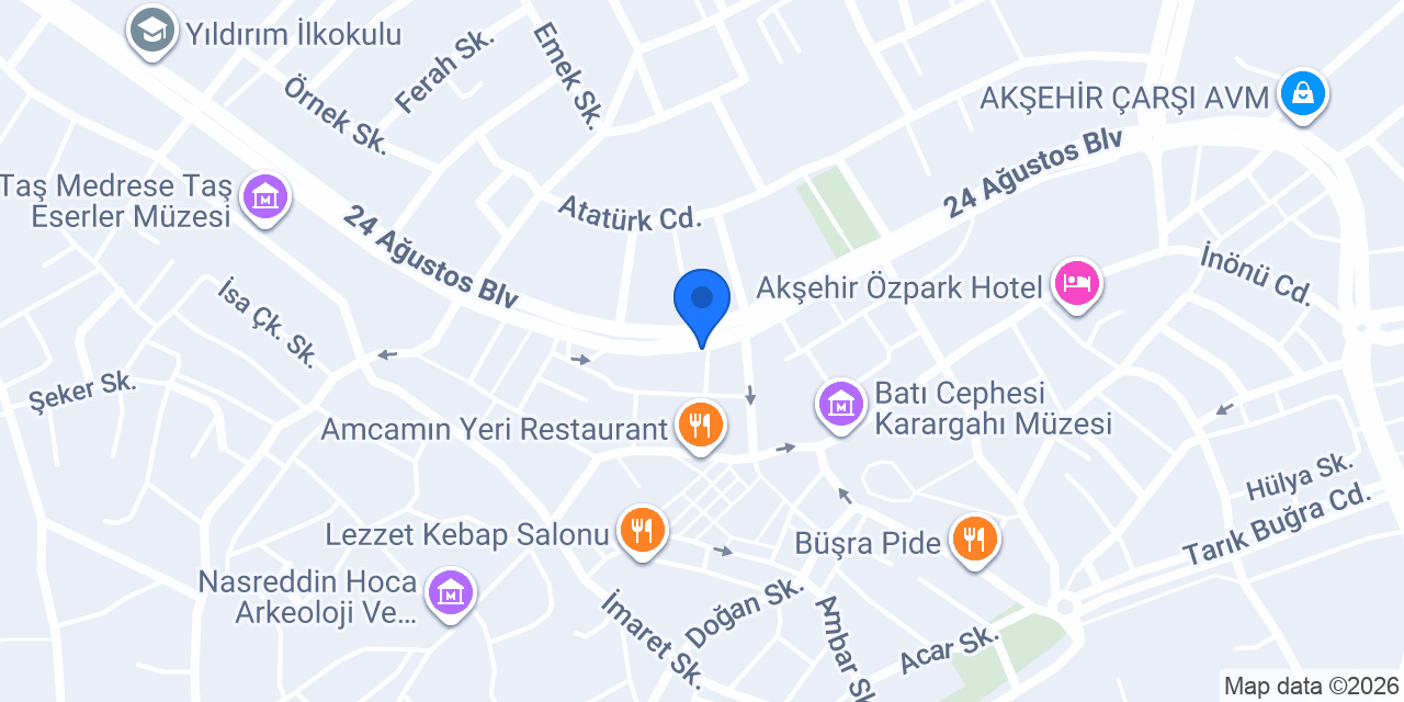 Eylül bayan kuaförü konumu