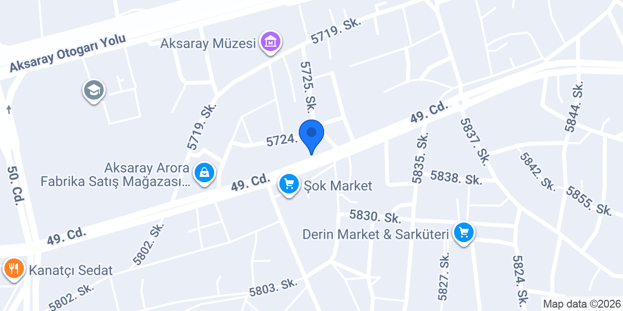 Gökçe otomotiv Aksaray konumu