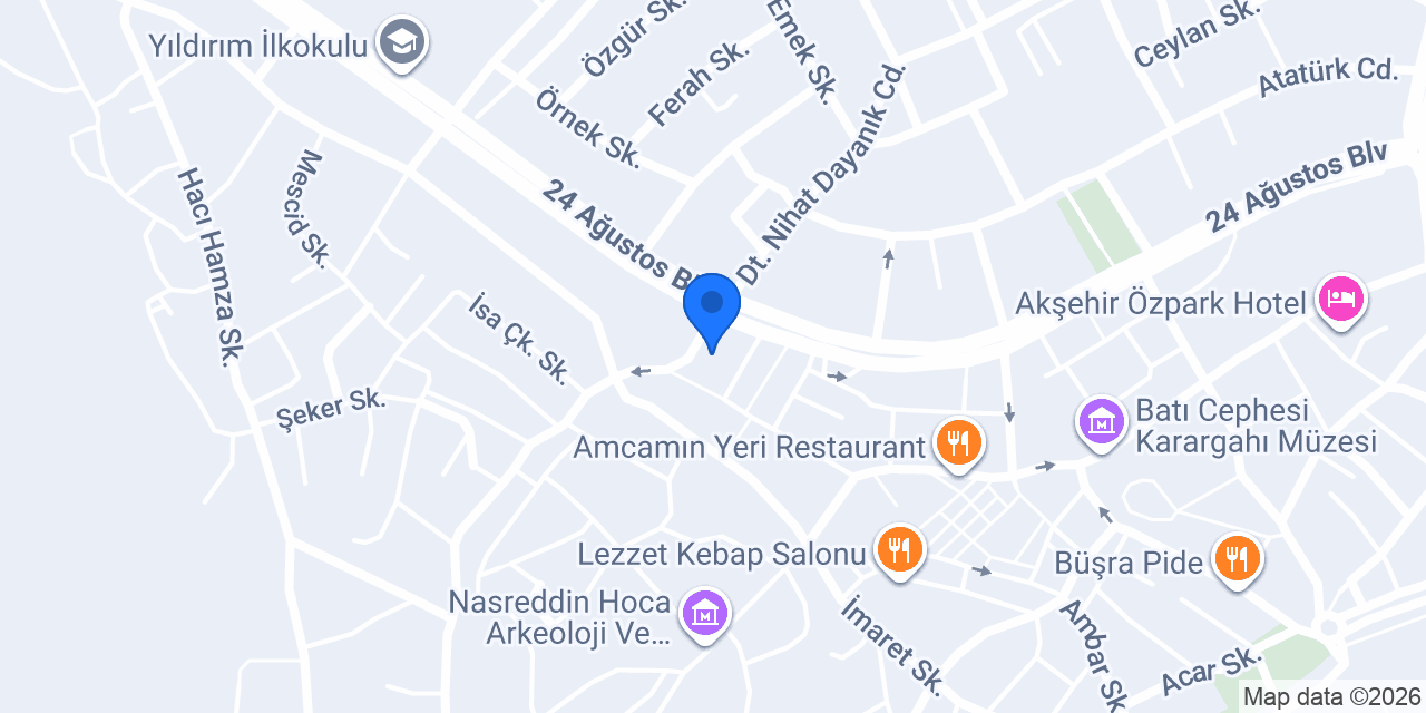 BİN TAKSİ konumu