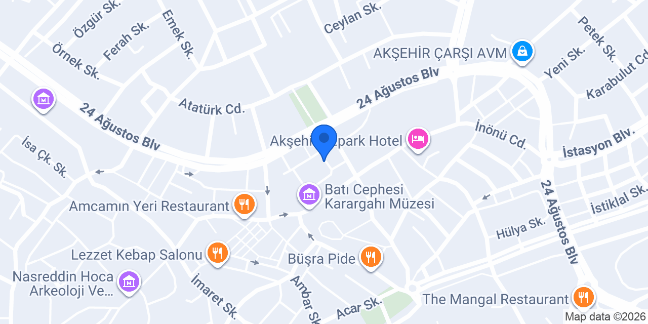 Insurance Sigorta (Akşehir Bayii) Tunçez konumu