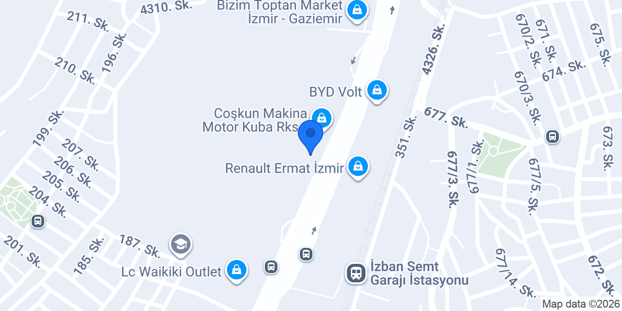 Yenkur Mobilya Evi konumu