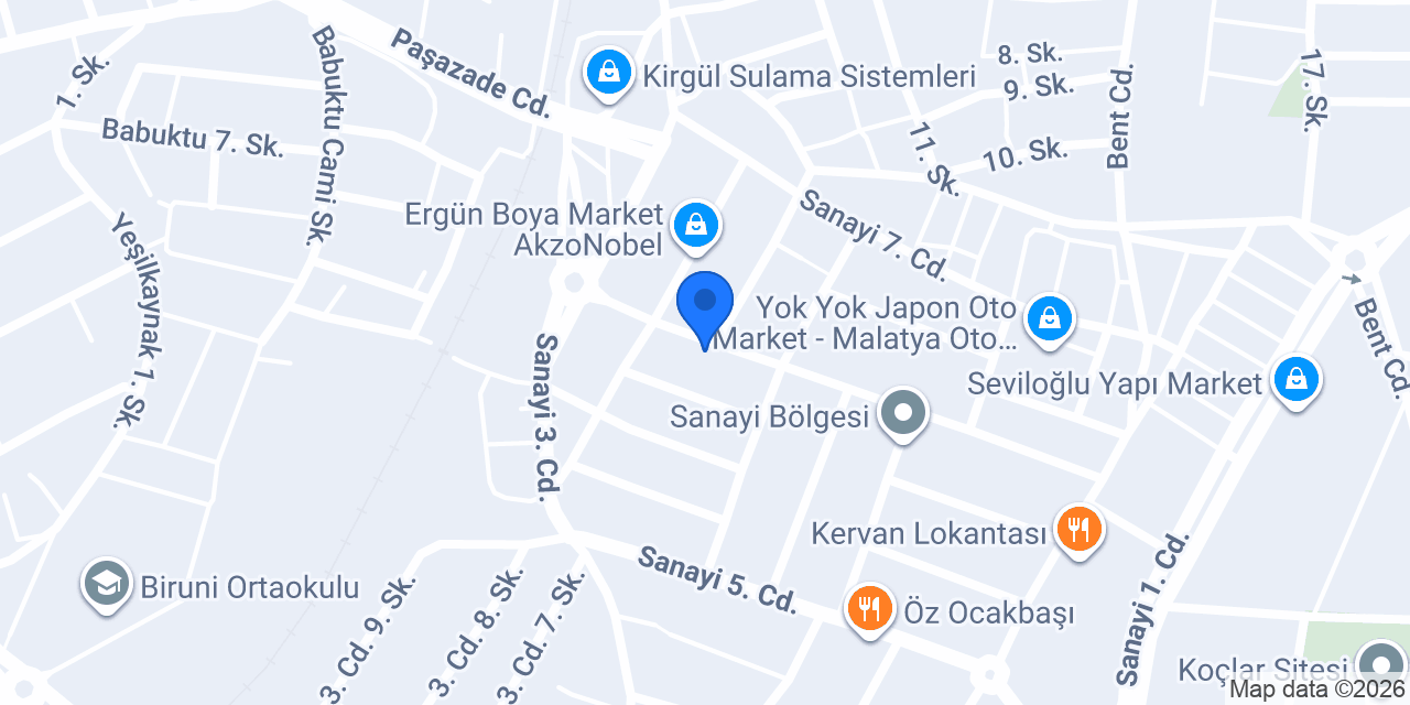 Dokuzağaç Çelik konumu
