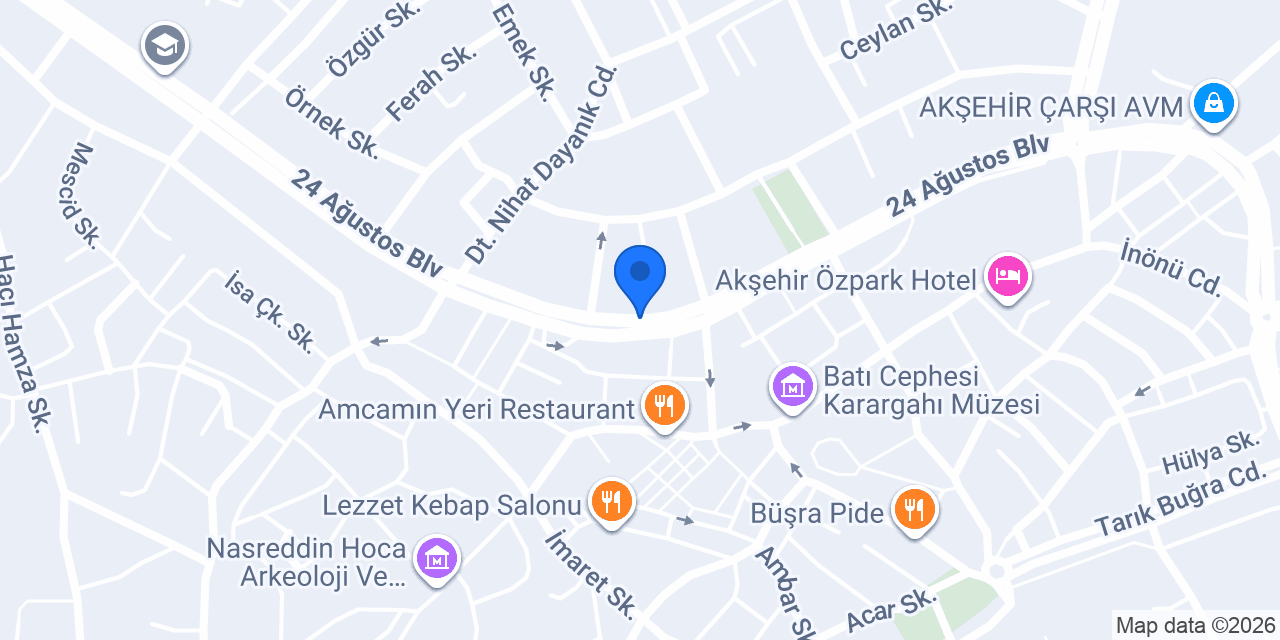 Melodi Bayan Kuaförü konumu