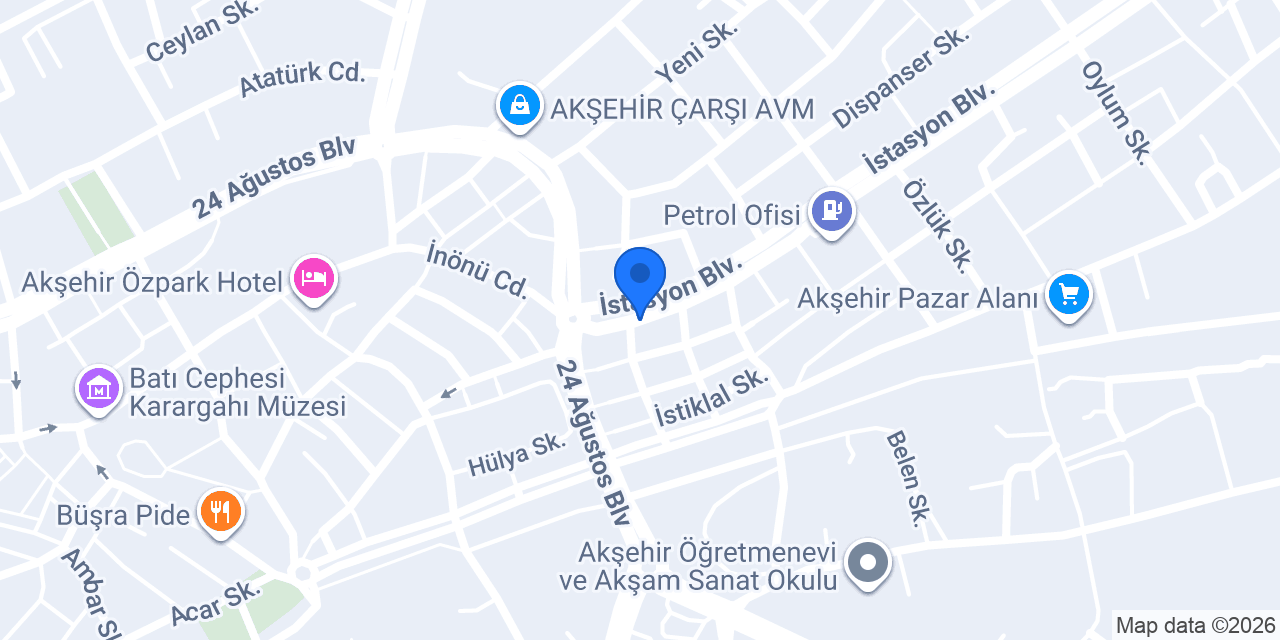 Topbaş Elektrik konumu