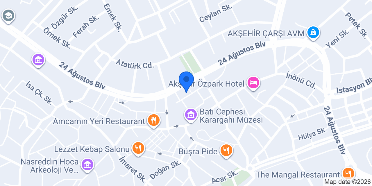 Joy döner Akşehir konumu