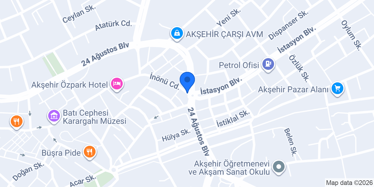 Eylül erkek kuaförü konumu