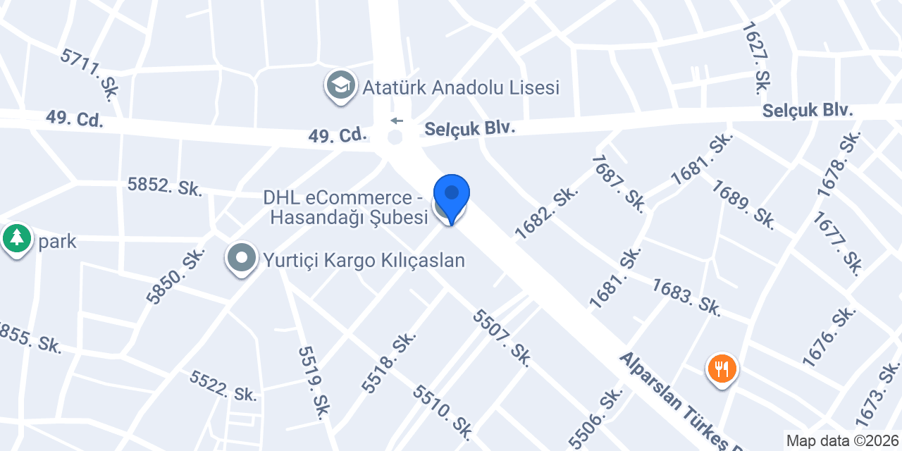 DHL eCommerce - Hasandağı Şubesi konumu