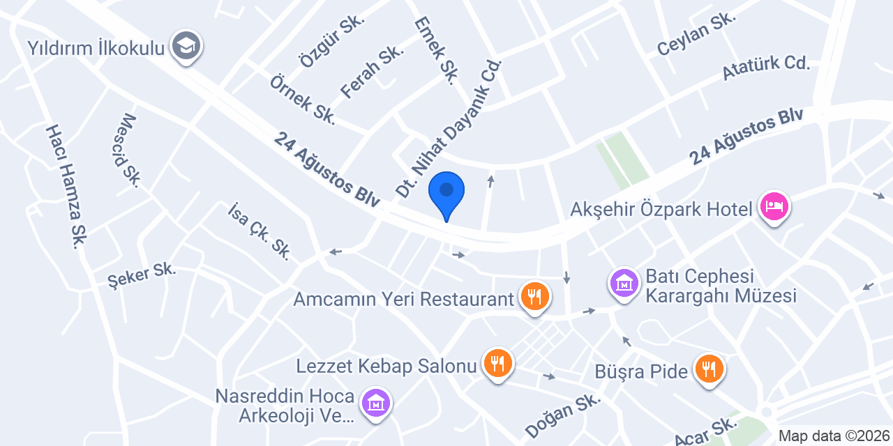 Ceylan Eczanesi konumu