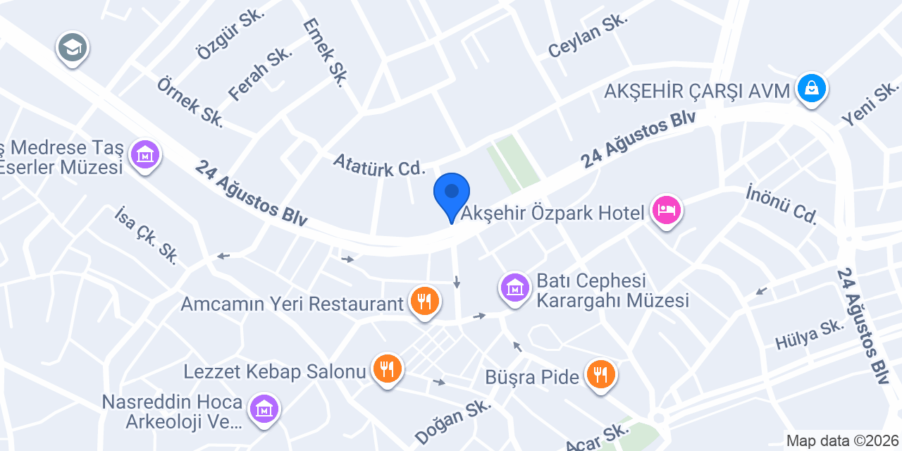 PRENSES BAYAN KUAFÖRÜ konumu