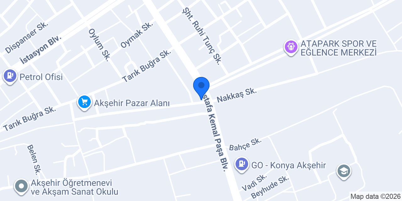 Konya Dsyb Akşehir konumu