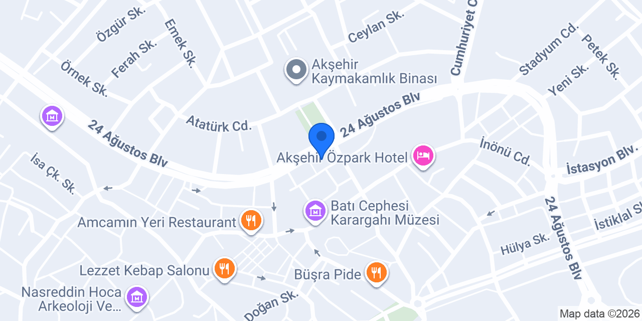 Osmanlı Manavı konumu