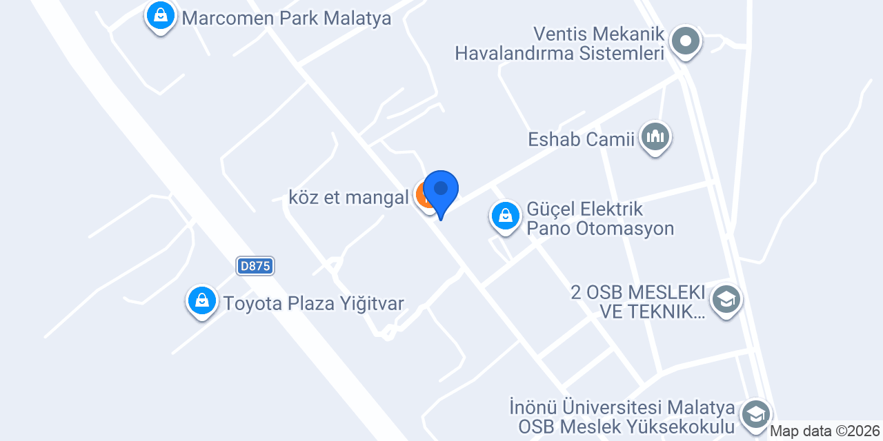 İŞGEM 2.OSB YEŞİLYURT konumu