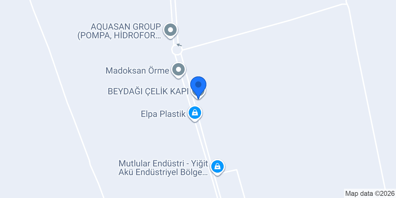 BEYDAĞI ÇELİK KAPI konumu