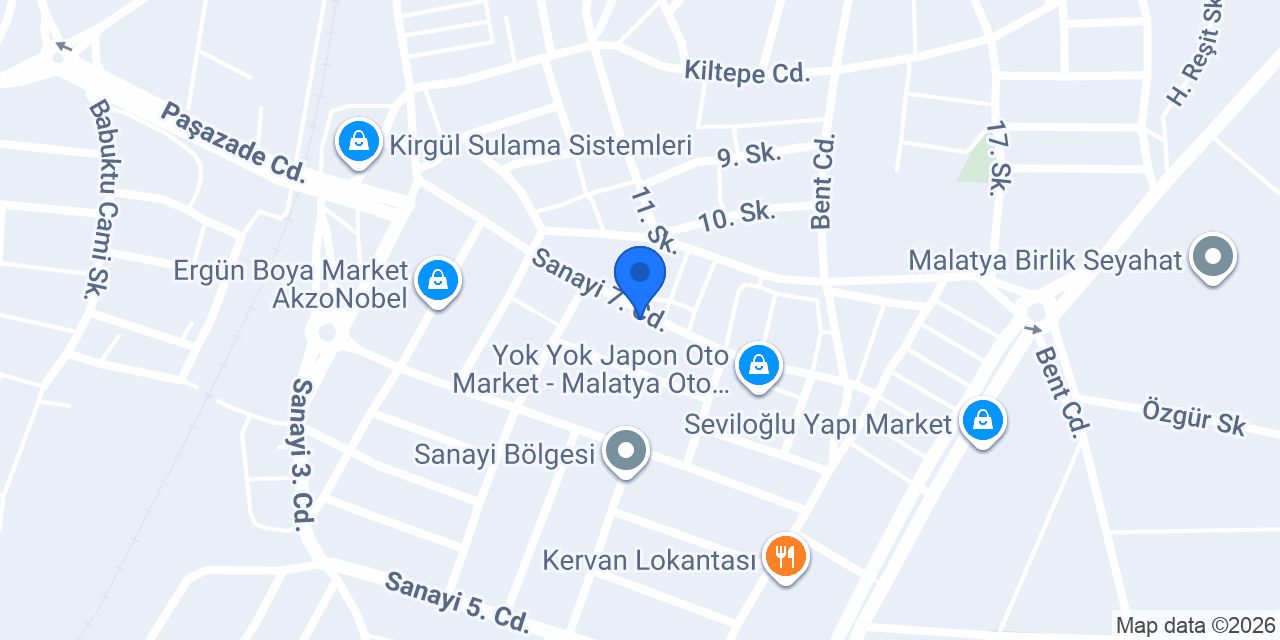 Tunç Ticaret konumu