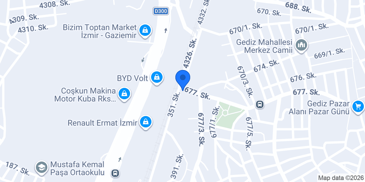 Ustam Türkaslanı Araç Bakım konumu