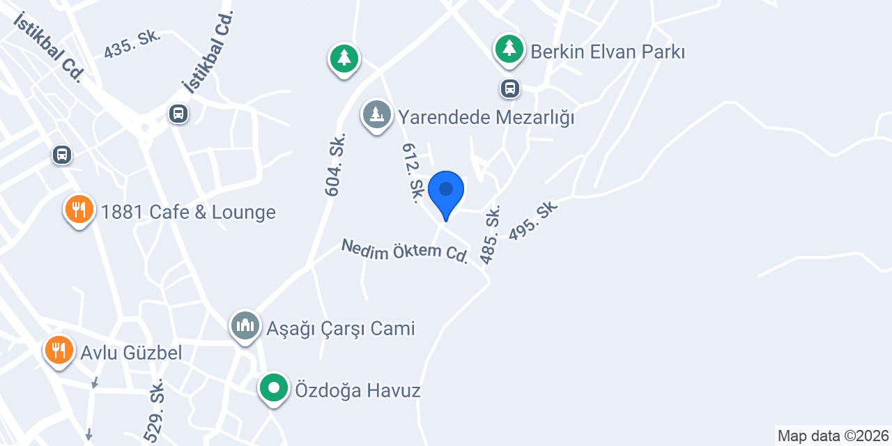 Gölge'nin Bahçesi konumu