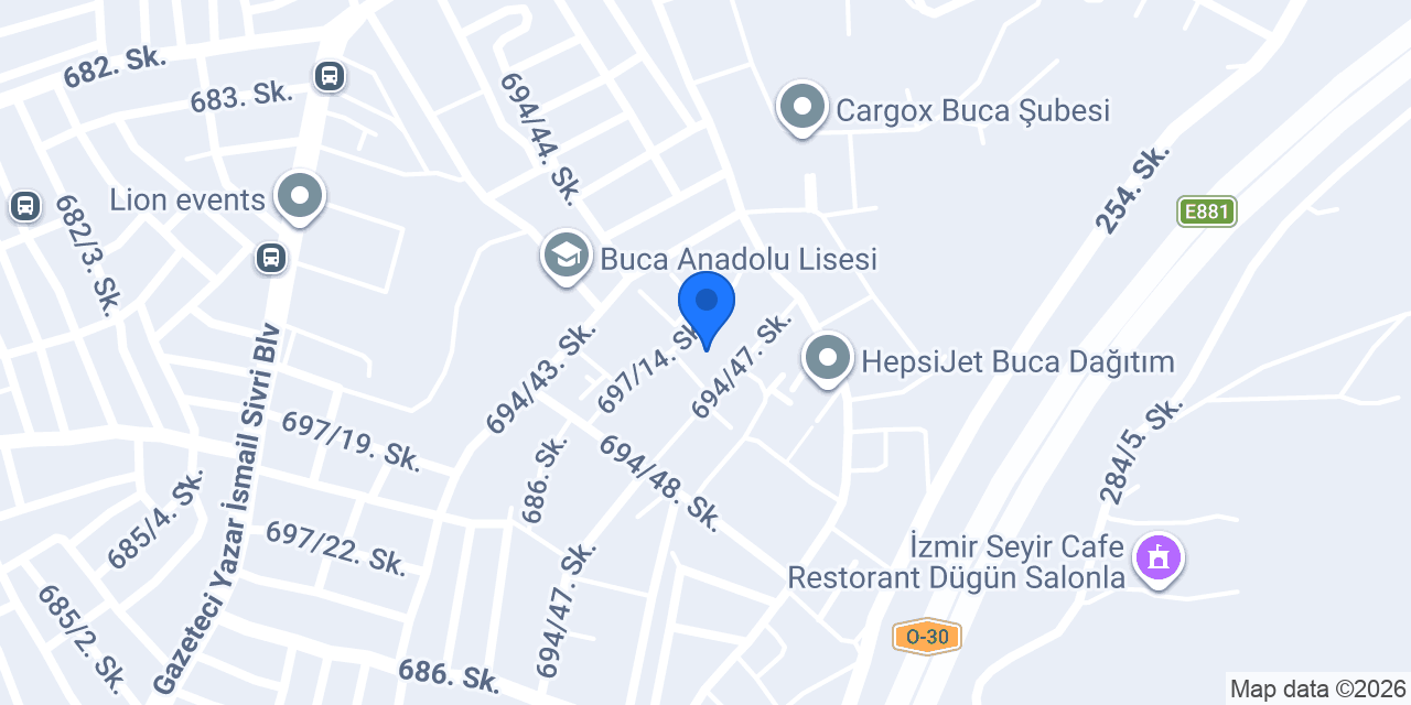 Gümüş Anaokulu konumu