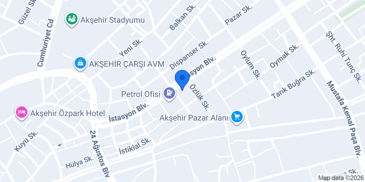 Tayat Otomotiv konumu