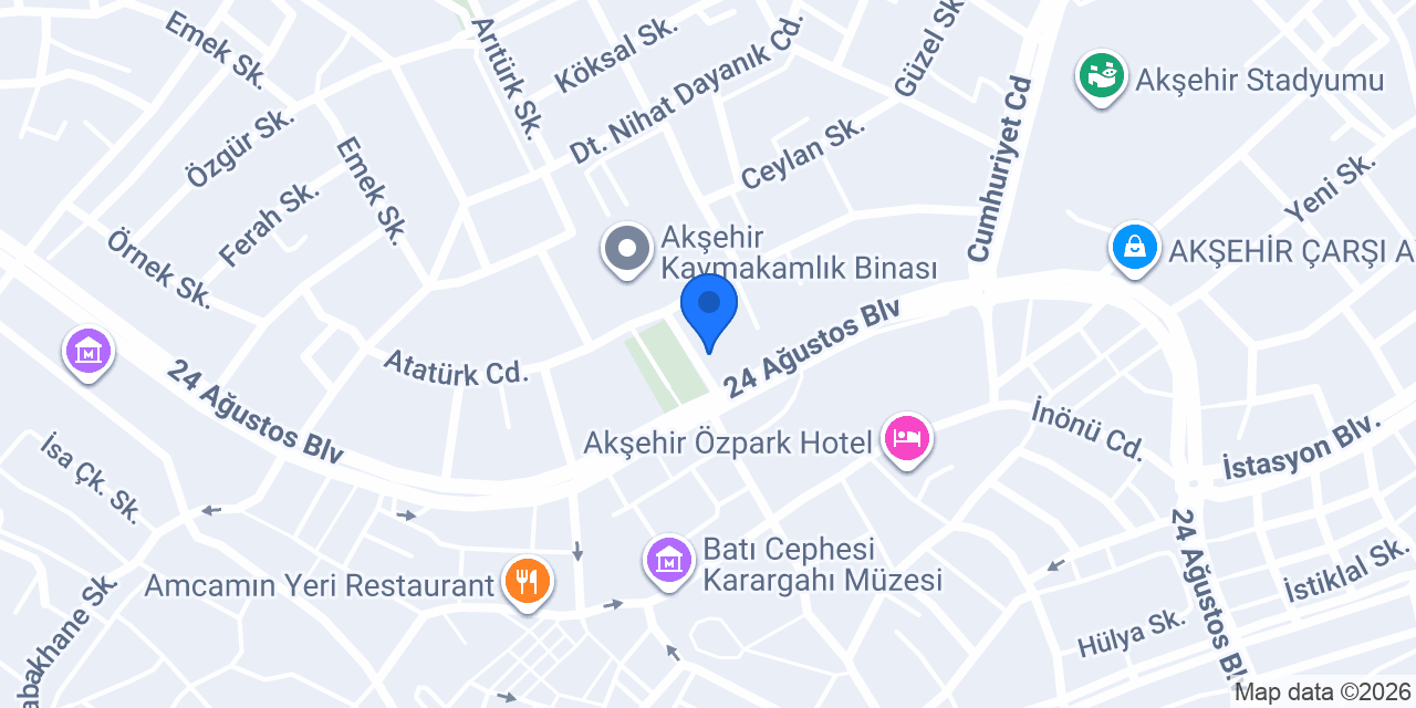 Sigorta Win Akşehir Şubesi konumu