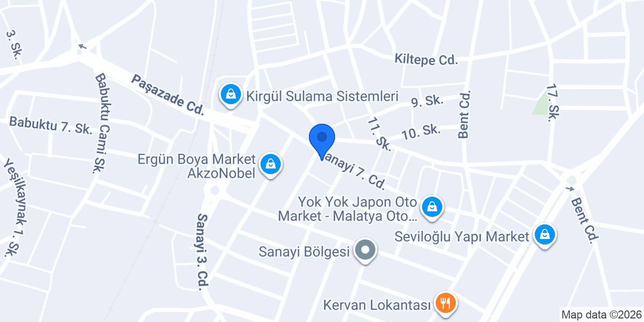 Özen Rot Balans konumu