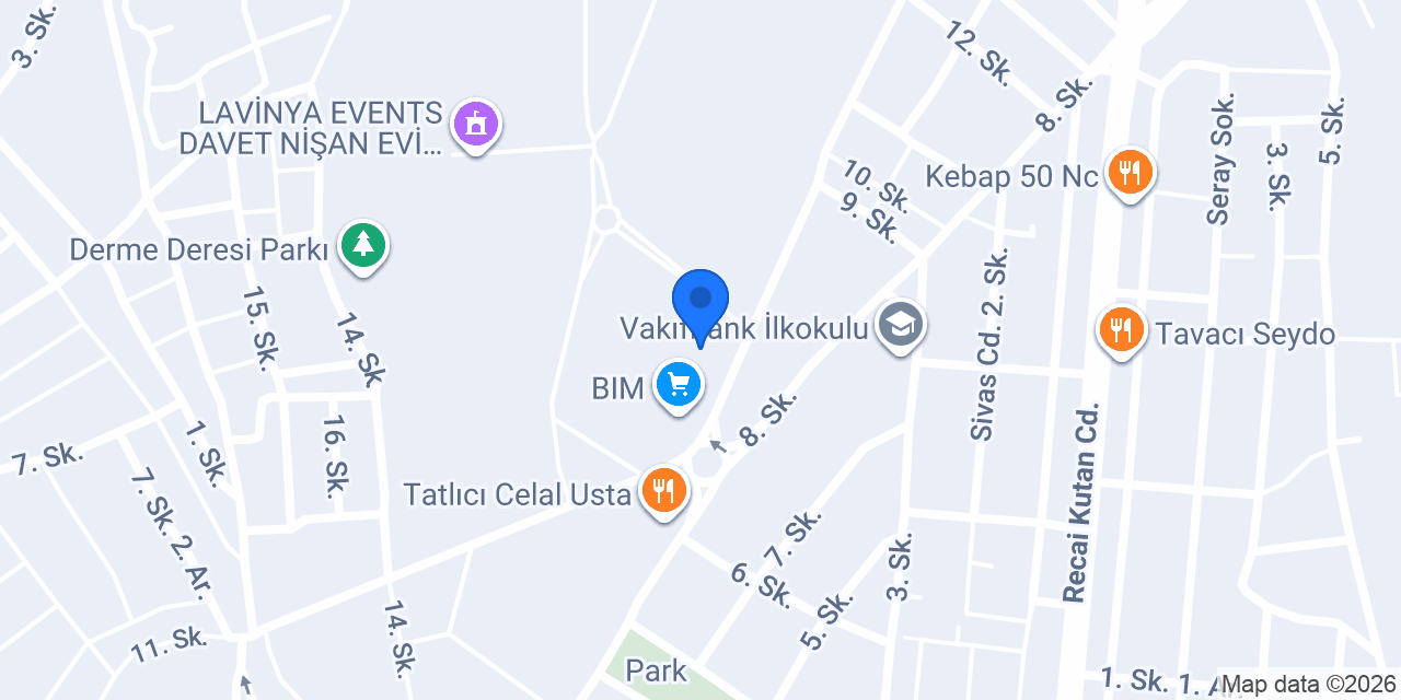 Komagene Etsiz Çiğ Köfte konumu
