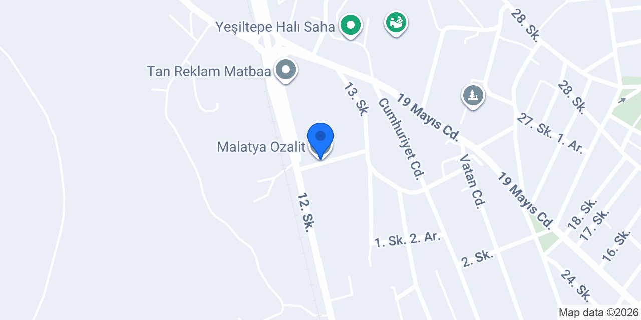 Malatya Ozalit konumu