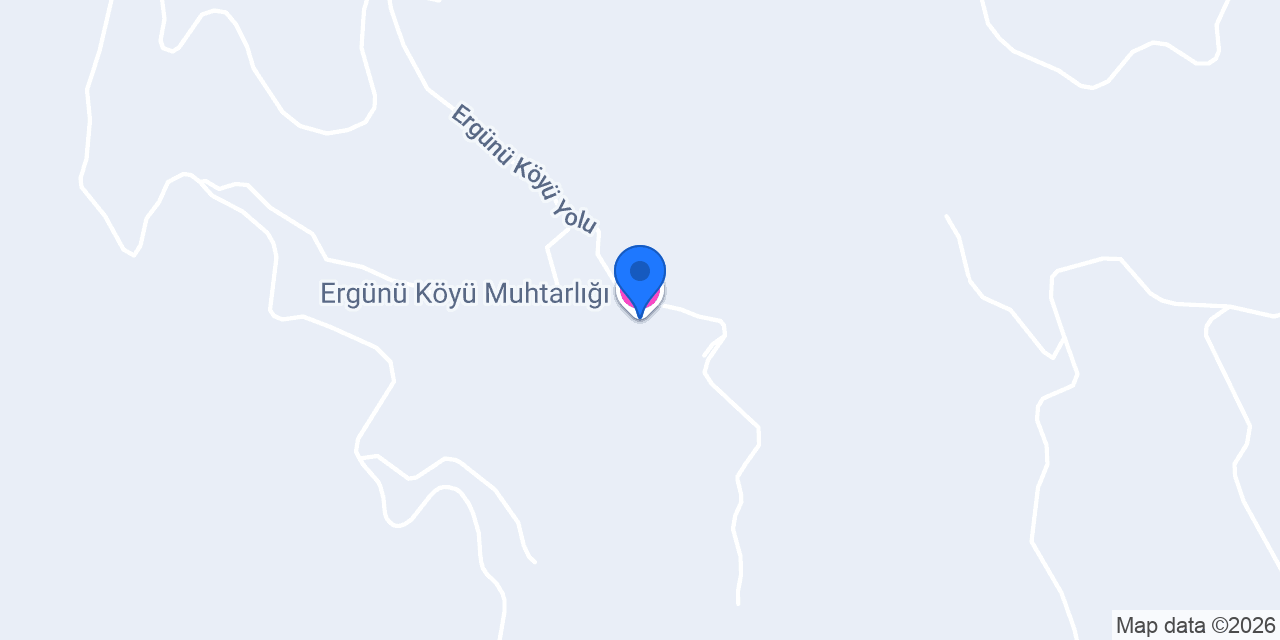 Ergünü Köyü Muhtarlığı konumu