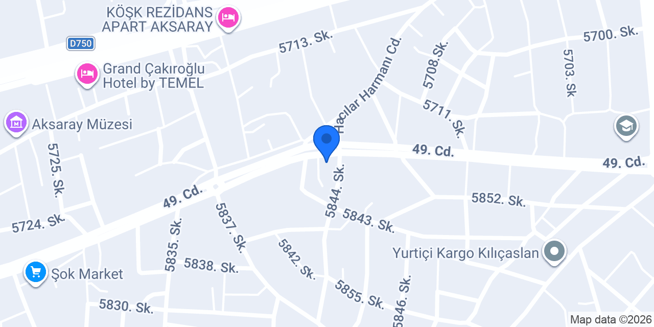 Çağrı otopark Aksaray konumu