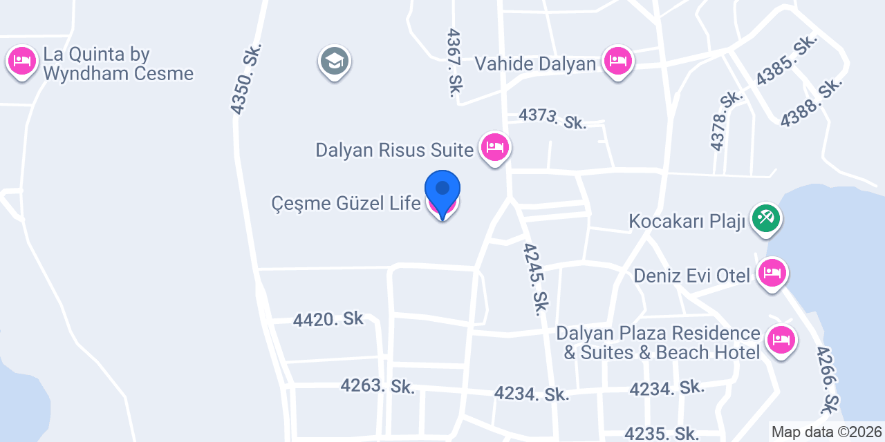 Çeşme Güzel Life konumu