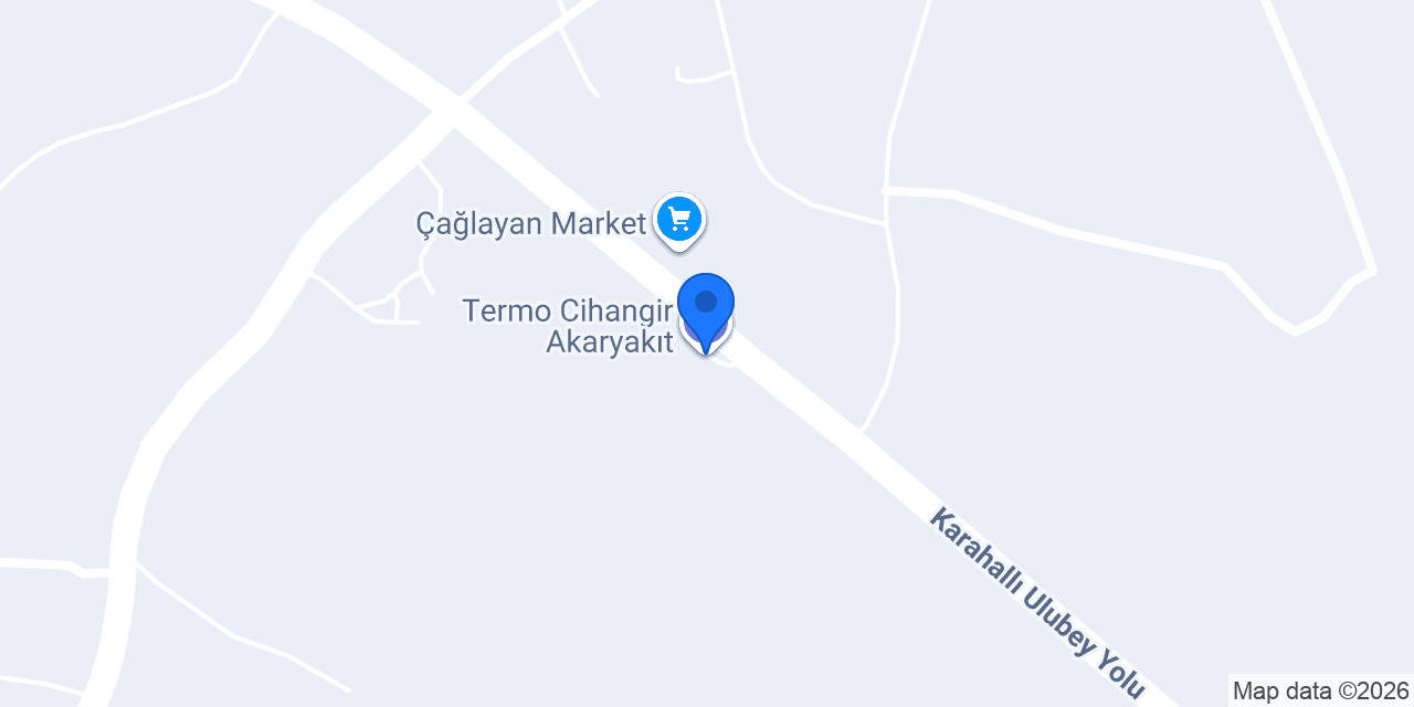 Termo Cihangir Akaryakıt konumu
