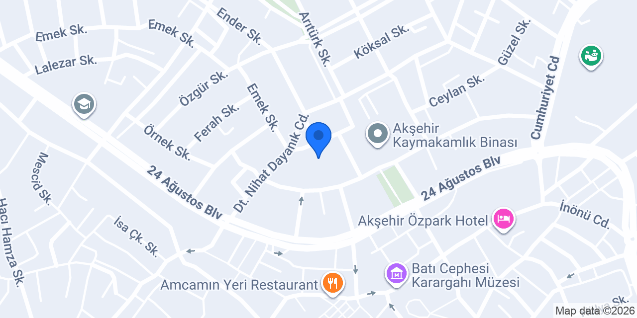 Şehit Battal Yıldız Anaokulu konumu