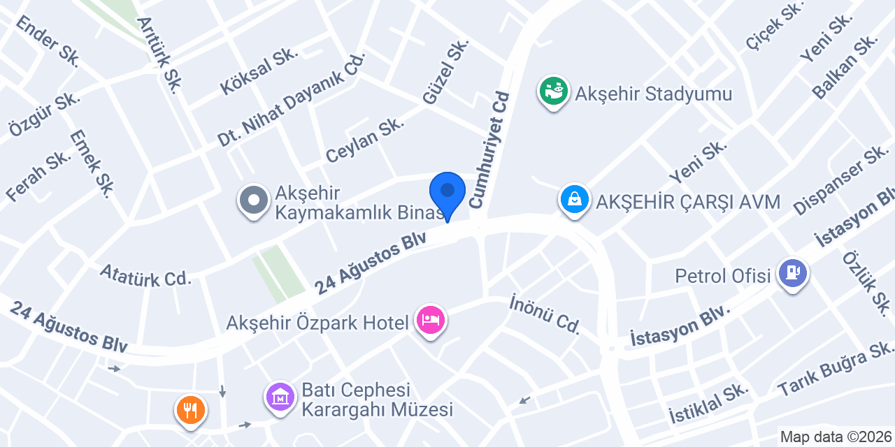 ProfessionalErkekKuaförü konumu