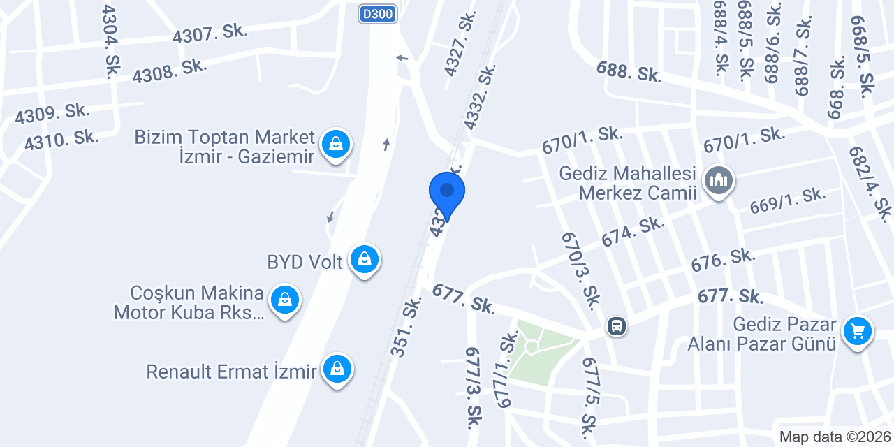 Ayar Oto konumu